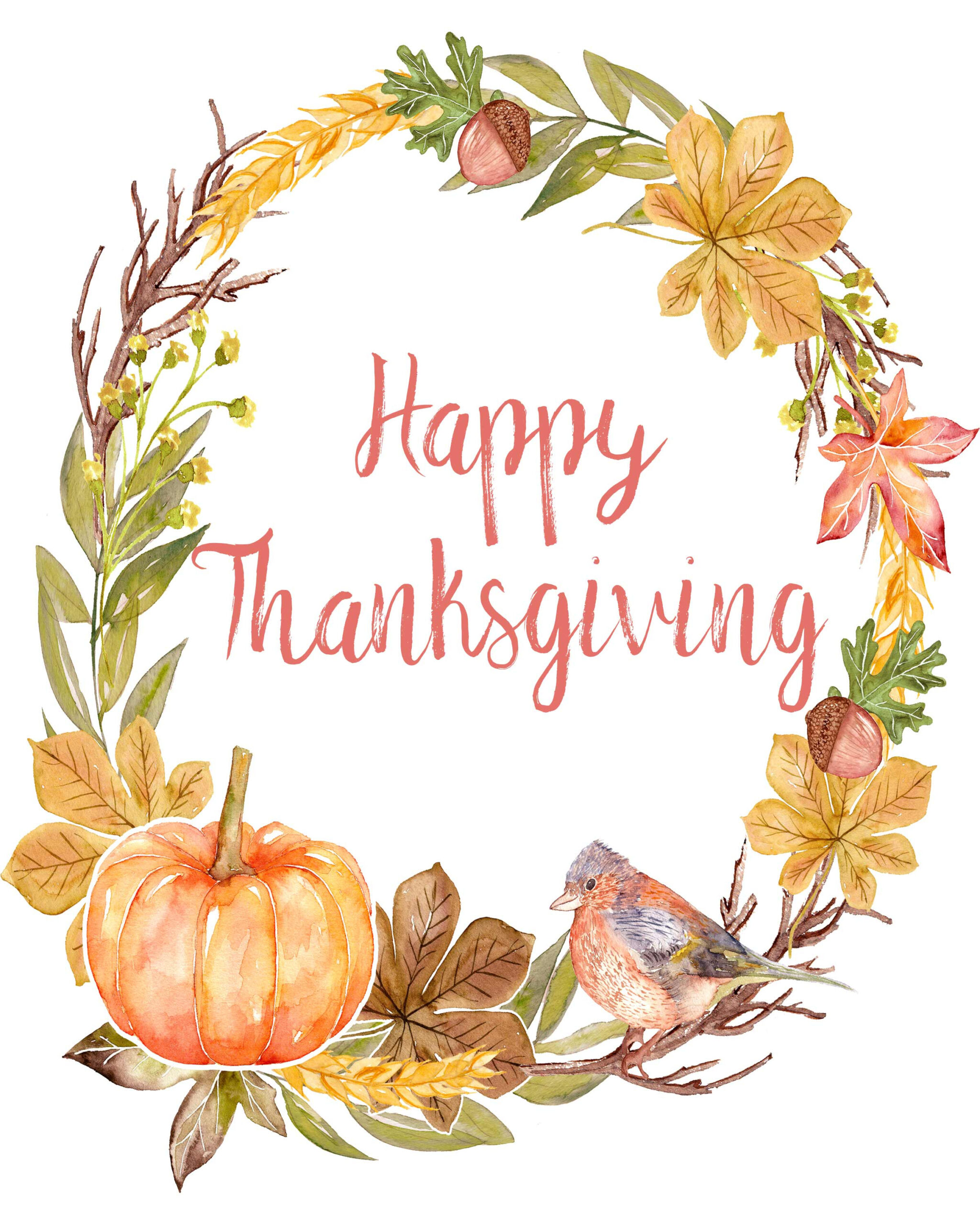 4 Gorgeous Free Printable Thanksgiving Wall Art Designs regarding Thanksgiving Pictures Free Printables