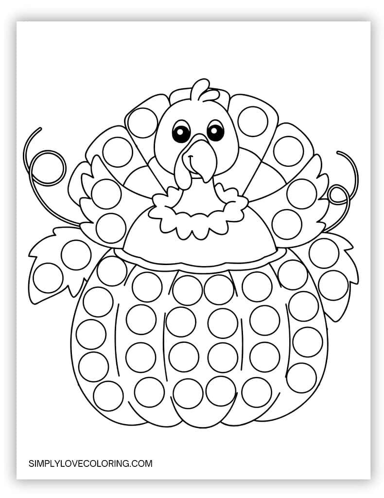 44 Thanksgiving Printables (Free Pdf Activities For Kids) – Simply inside Thanksgiving Do a Dot Printables Free