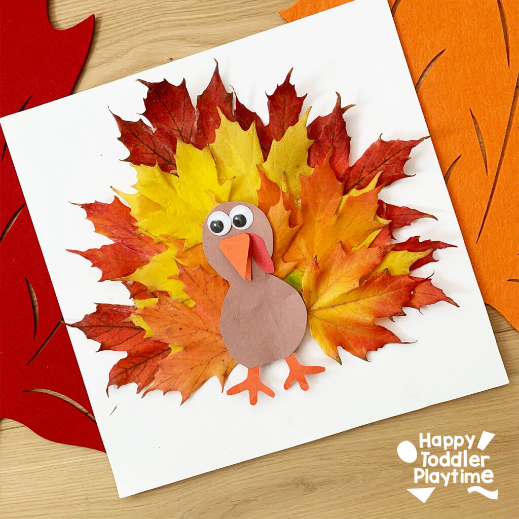 60+ Easy Thanksgiving Crafts For Kids - Happy Toddler Playtime in Thanksgiving Crafts For Toddlers Age 2 Printable
