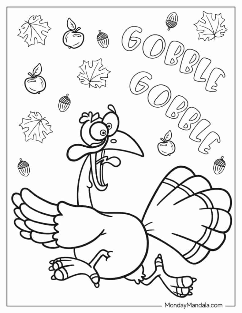 67 Thanksgiving Coloring Pages (Free Pdf Printables) in Printable Thanksgiving Coloring Pages Free