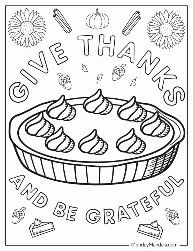 67 Thanksgiving Coloring Pages (Free Pdf Printables) pertaining to Thanksgiving Food Printable Coloring Pages