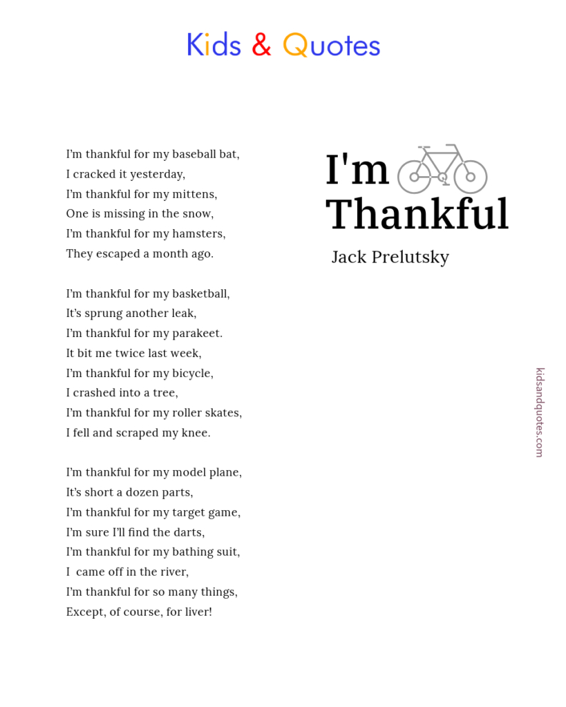 7 Beautiful Thanksgiving Poems For Kids That Are Printable &amp;amp; Free intended for Thanksgiving Poem Generator
