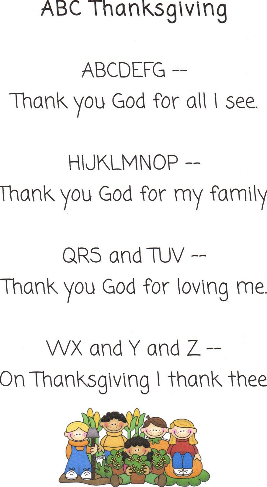 7 Thanksgiving Poem Ideas | Thanksgiving Poems, Thanksgiving regarding Thanksgiving Alphabet Poem