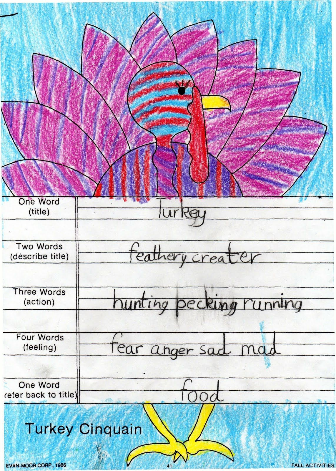 9 Poetry Ideas | Cinquain, Cinquain Poems, Teaching Poetry throughout Thanksgiving Cinquain Poems