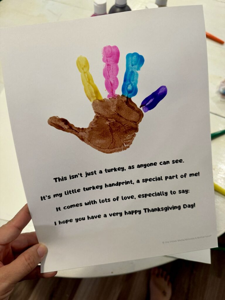 Adorable Thanksgiving Turkey Handprint Poem Printable - Mimosas throughout This Isn&amp;#039;T Just A Turkey Poem Printable