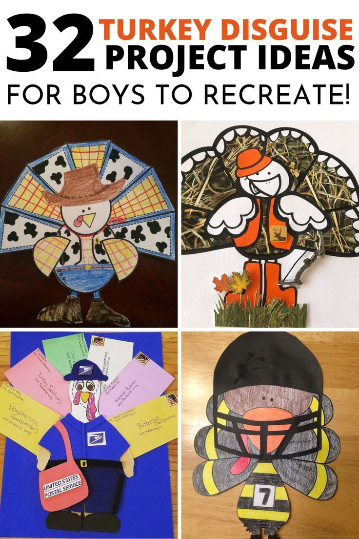 Best Disguise A Turkey Project Ideas For Boys! intended for Turkey In Disguise Ideas For Boys