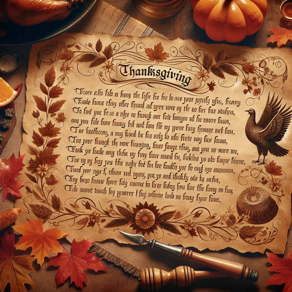 Best Thanksgiving Poem Generator | Vondy in Thanksgiving Poem Generator
