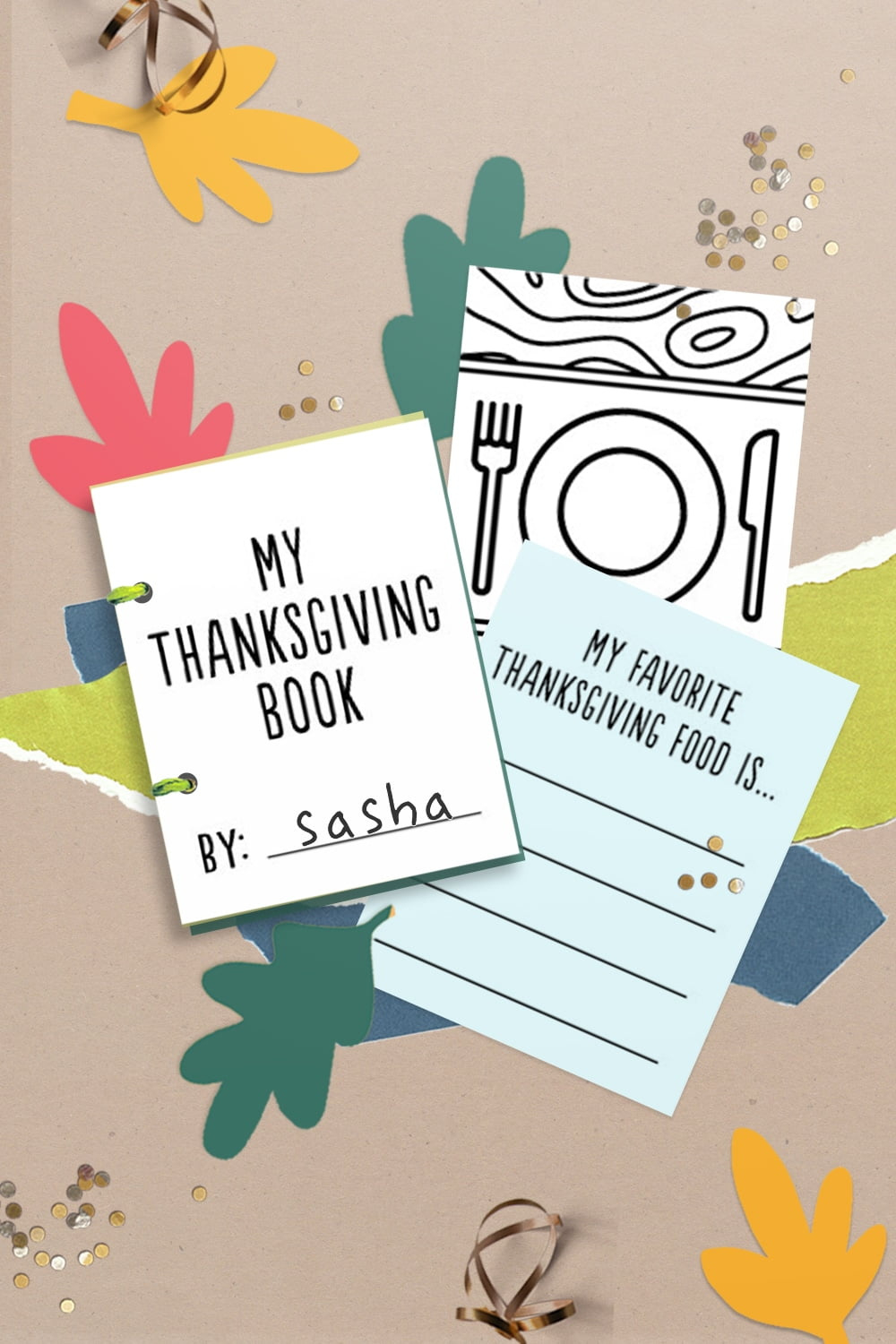 Cute Free Printable Thanksgiving Activity Books For Kids! intended for Thanksgiving Mini Book Printable
