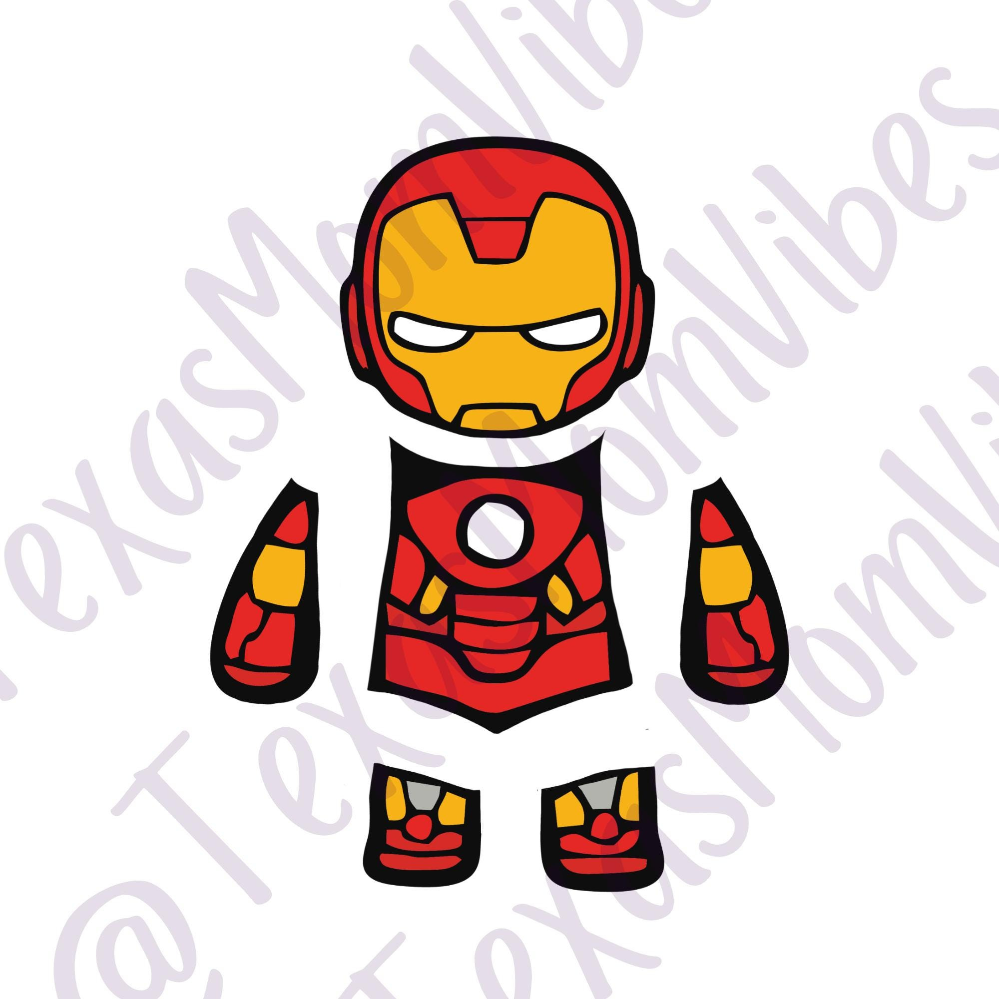 Disguise A Turkey-Iron Man Template | Thanksgiving Craft Printable | Pdf |  Cut Out | Turkey Project | Turkey Decor | Baby Iron Man Turkey with Iron Man Turkey Disguise Printable