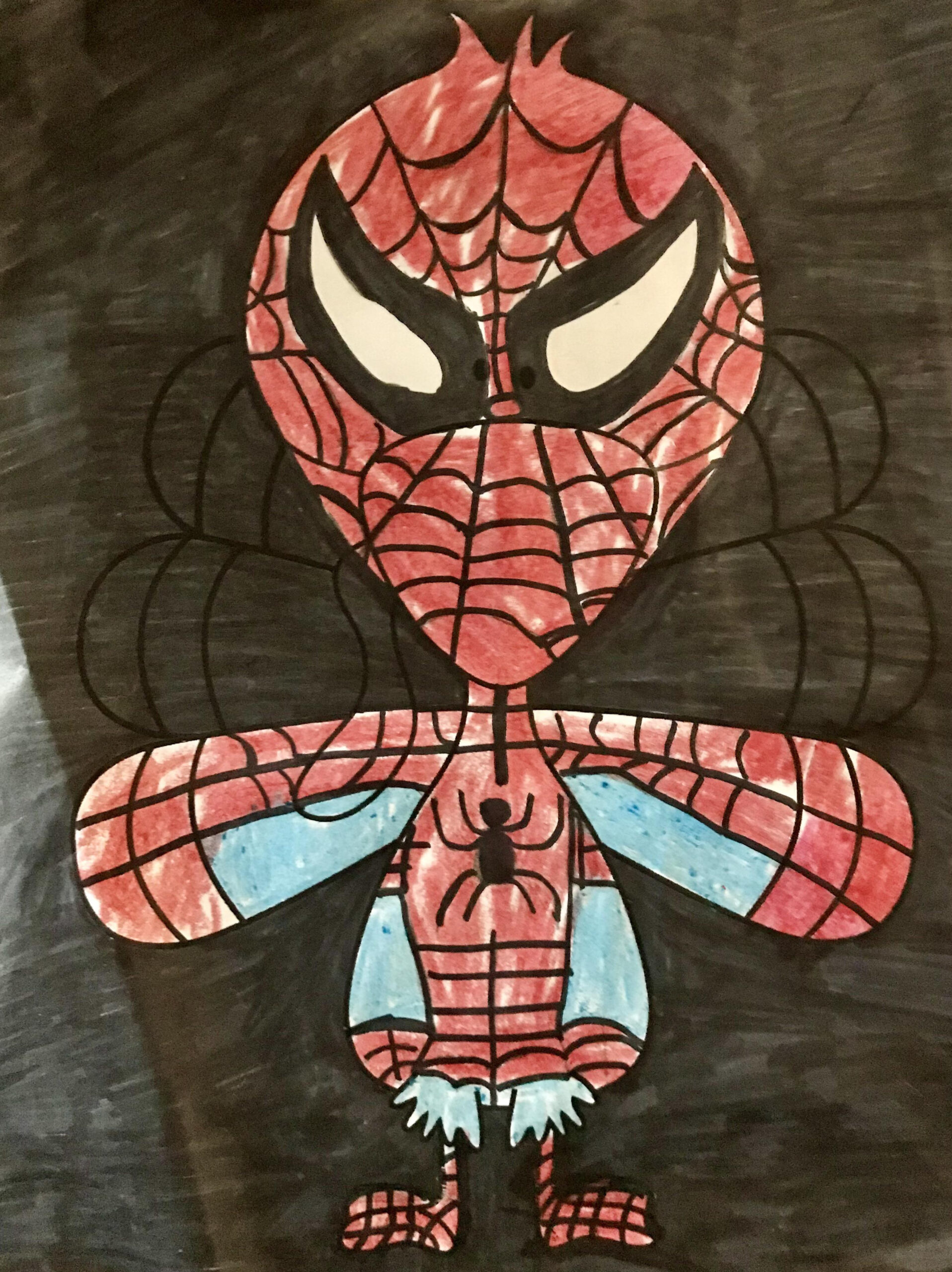 Disguising A Turkey As Spider-Man- A Homework Assignment For My 6 intended for Turkey in Disguise Spider-Man