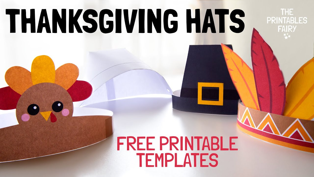 Diy Thanksgiving Hats For Kids - The Printables Fairy with regard to Free Printable Turkey Hat Template