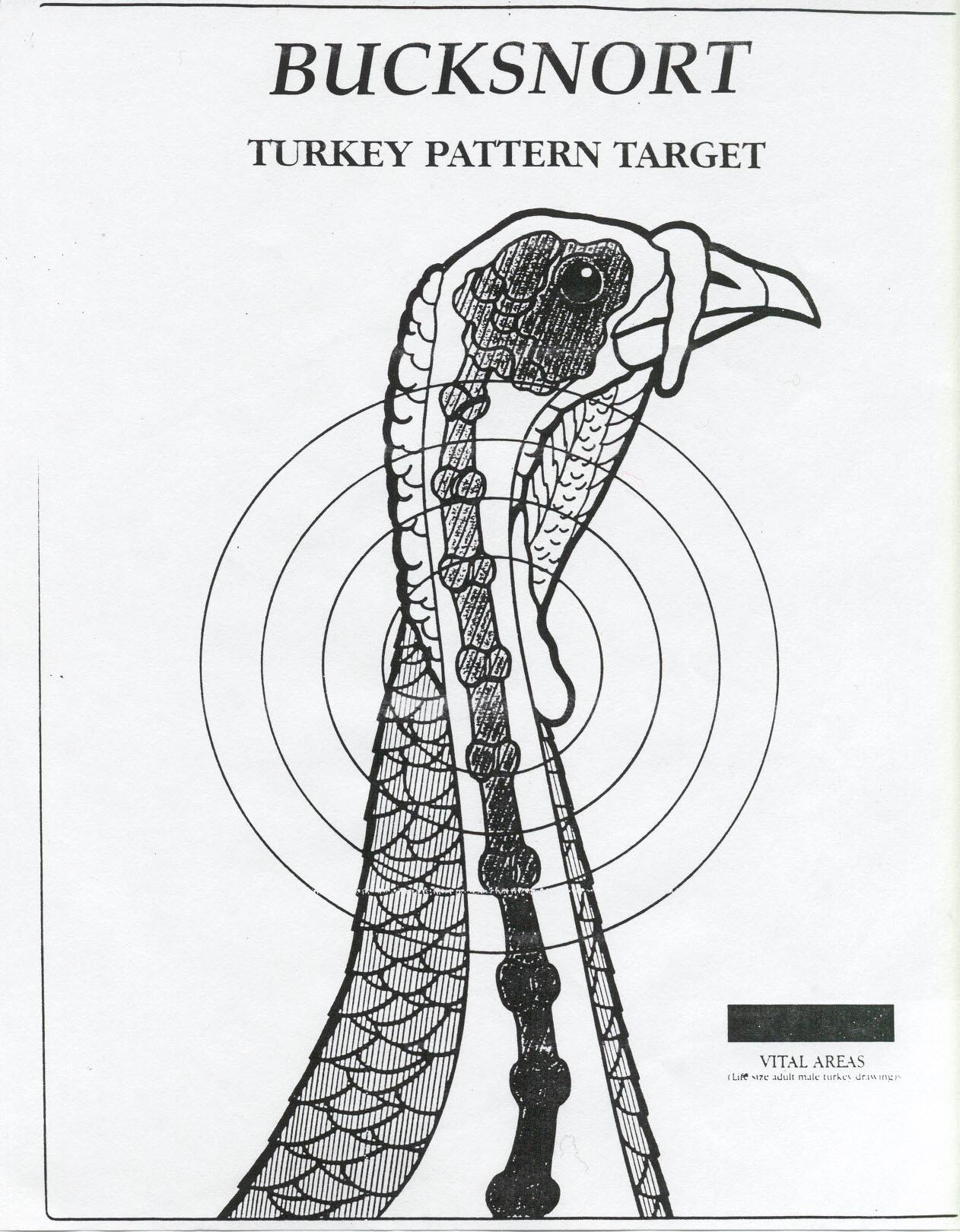 Downloadable Turkey Targets with Free Printable Turkey Head Targets