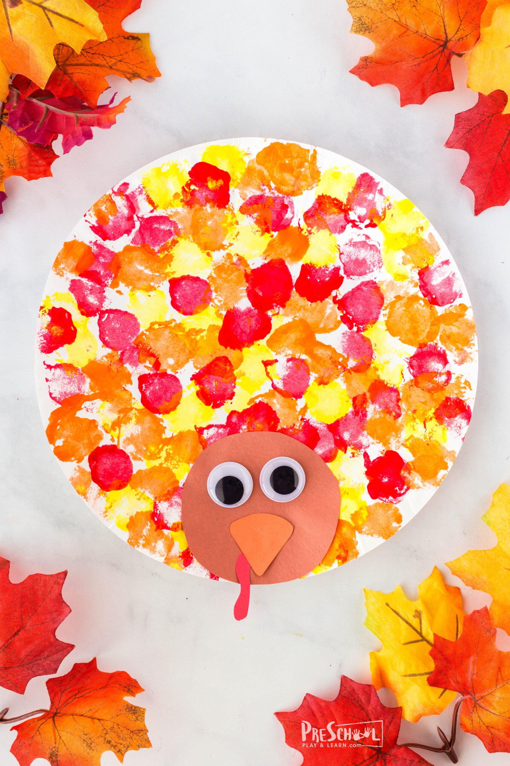 🦃 Paper Plate Fall Turkey Craft For Preschoolers In November within Printable Thanksgiving Crafts For Preschoolers