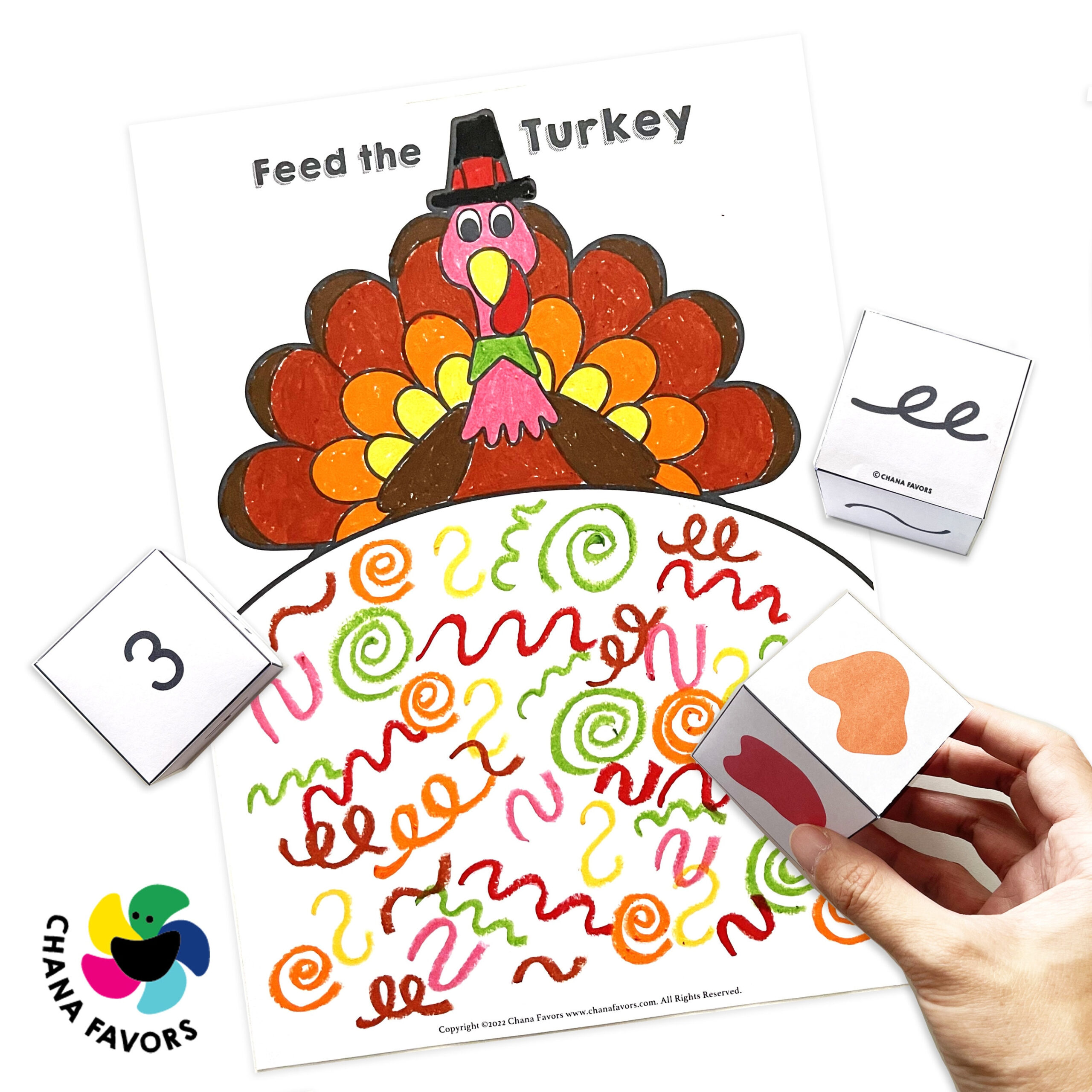 Feed The Turkey - Printable Pdf - Download Only - Enjoy Feeding intended for Feed the Turkey Printable