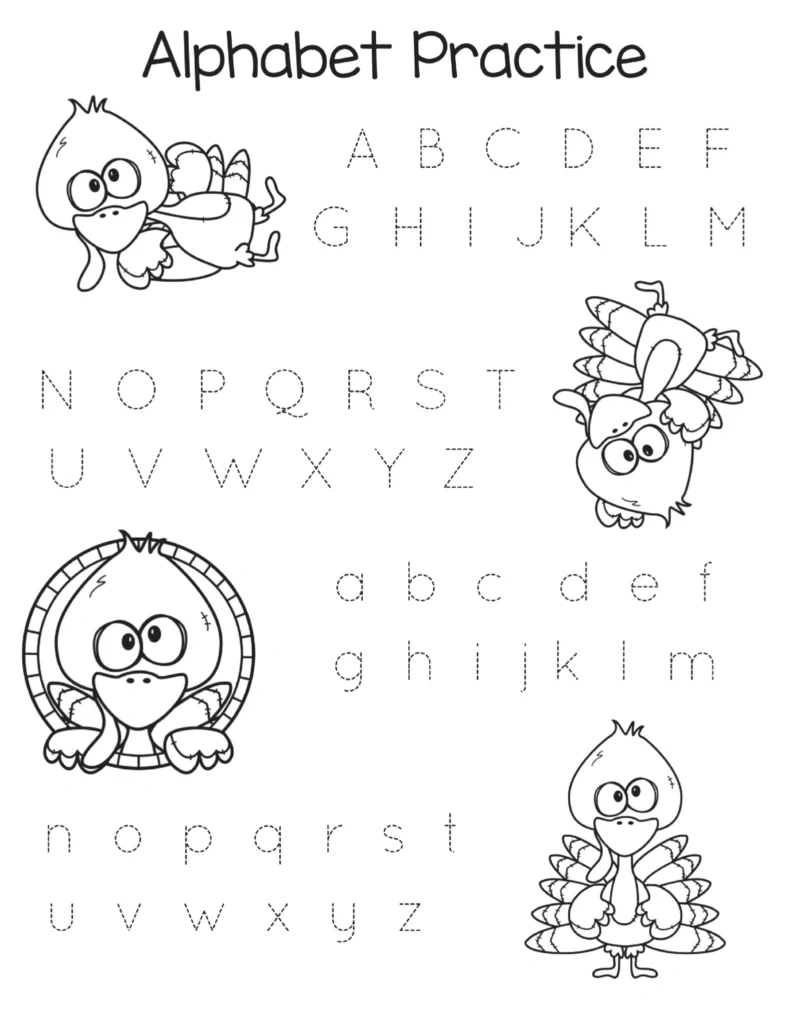 Free Early Education Thanksgiving Printable: Fun And Easy for Thanksgiving Pre K Printables