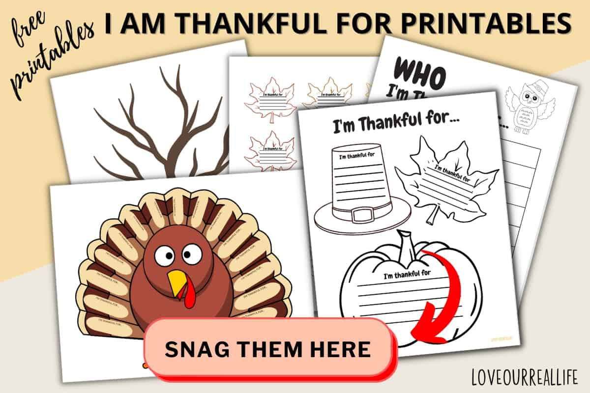 Free I&amp;#039;M Thankful For Printable And Worksheets For Kids ⋆ Love within I Am Thankful For Printable Sign