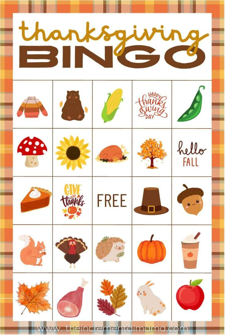 Free Printable Thanksgiving Bingo (24 Unique Cards) regarding Thanksgiving Bingo Free Printable Childrens Ministry