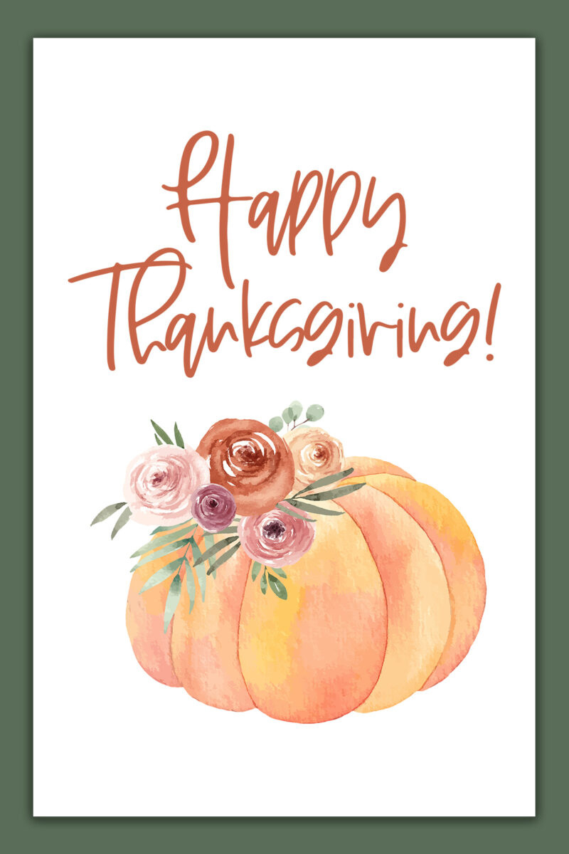 Free Printable Thanksgiving Cards - Printable Party Favors in Thanksgiving Card Printable Free