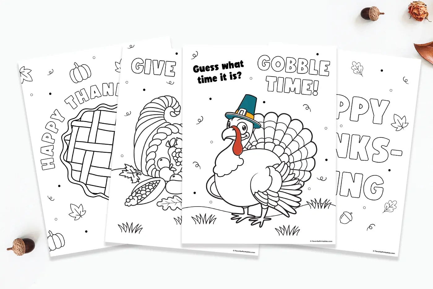 Free Printable Thanksgiving Coloring Pages - Favorite Printables pertaining to Thanksgiving Pictures Free Printables