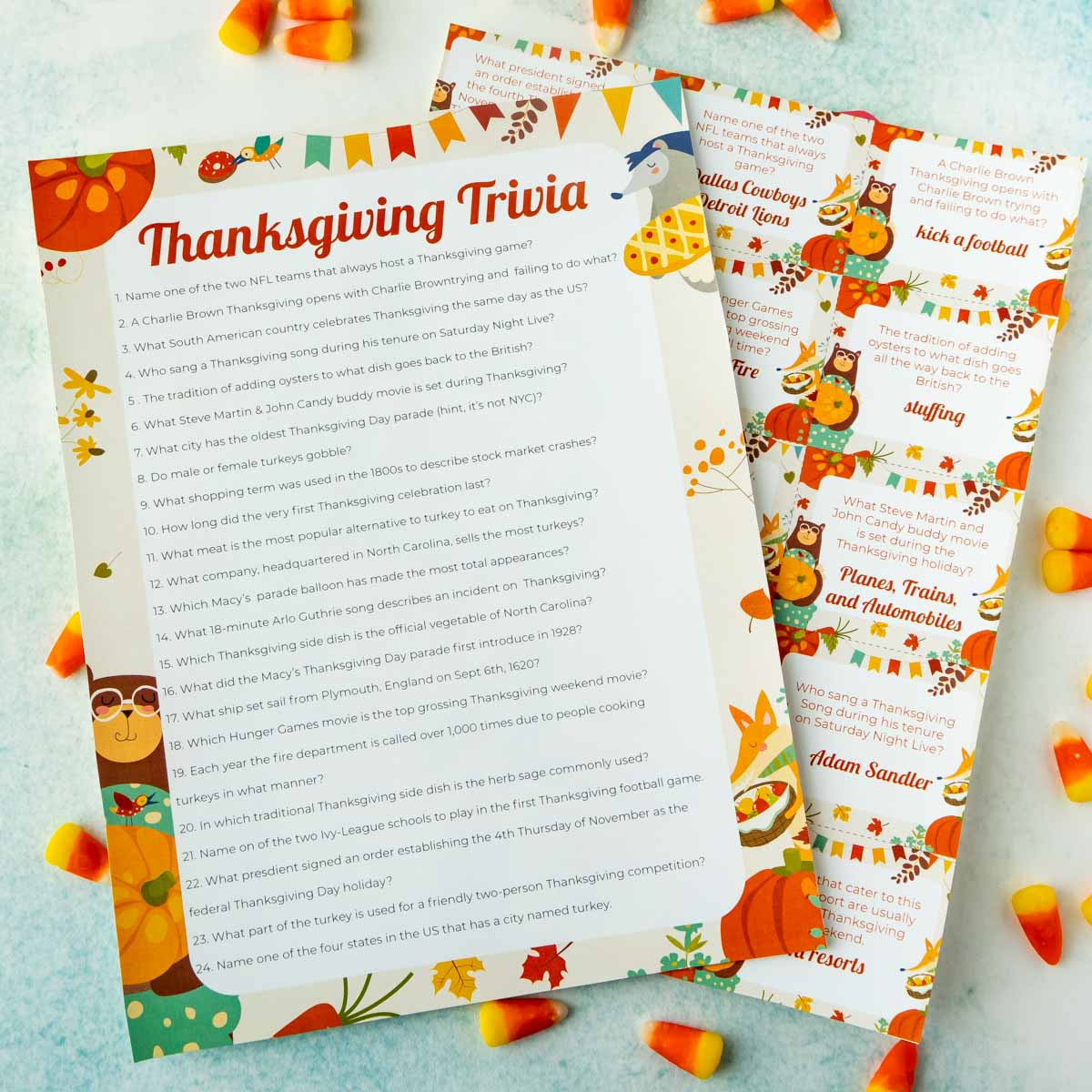 Free Printable Thanksgiving Trivia Questions - Play Party Plan30 with regard to Thanksgiving Trivia Games Free Printable