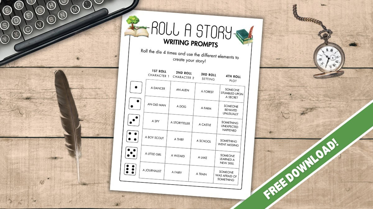 Free Roll A Story Printable - The Craft-At-Home Family throughout Thanksgiving Roll A Story Free Printable