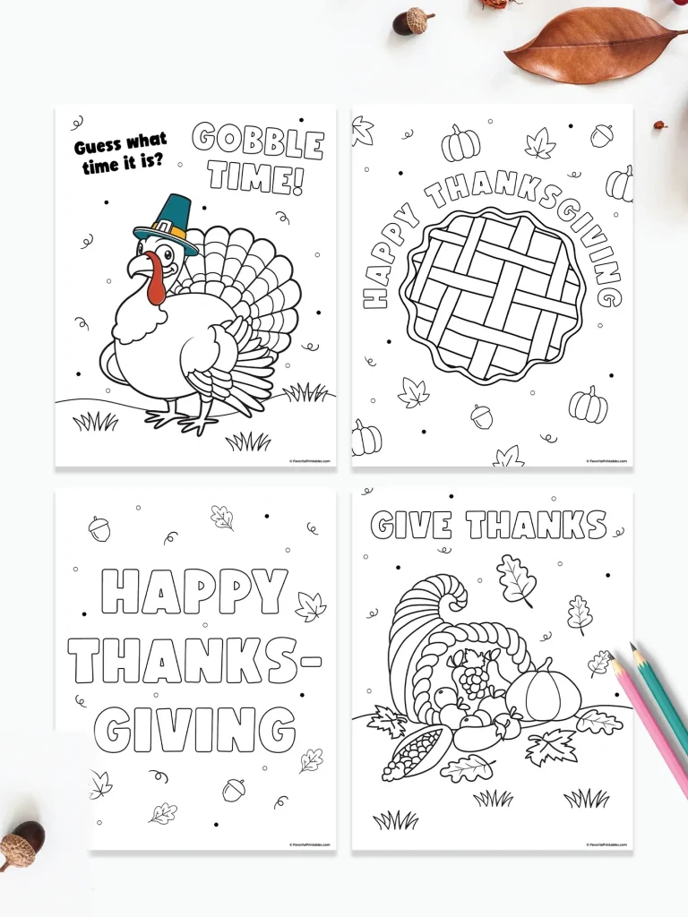 Free Thanksgiving Printables - Favorite Printables in Thanksgiving Printable Free