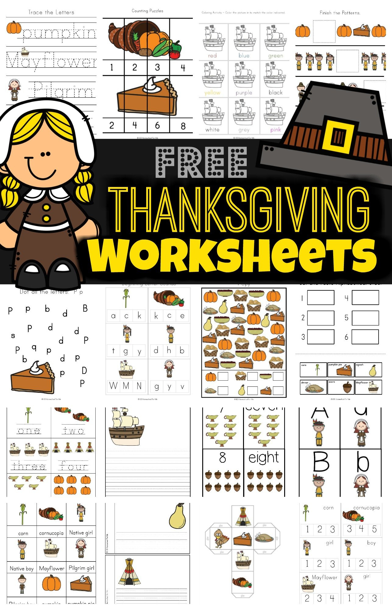 Free Thanksgiving Worksheets For Kids - Worksheets Library with Free Thanksgiving Worksheets For Middle School