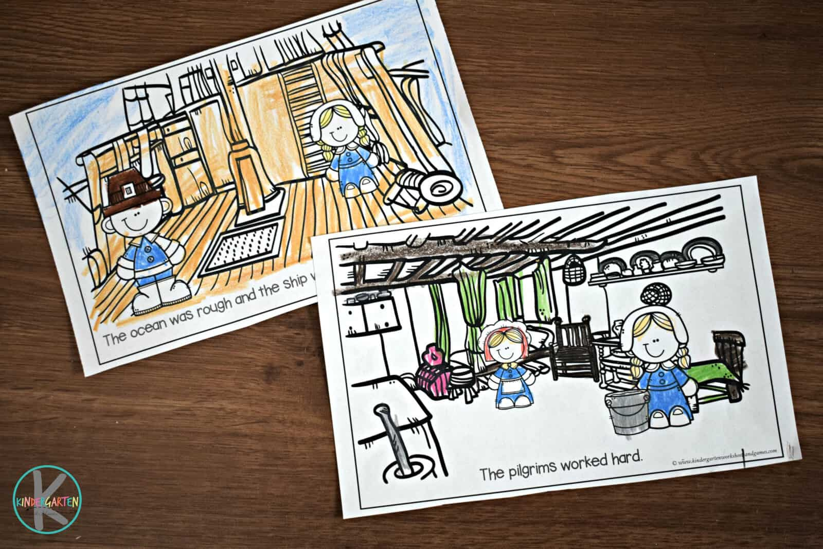 Free The First Thanksgiving Book Printable within The First Thanksgiving Book Printable