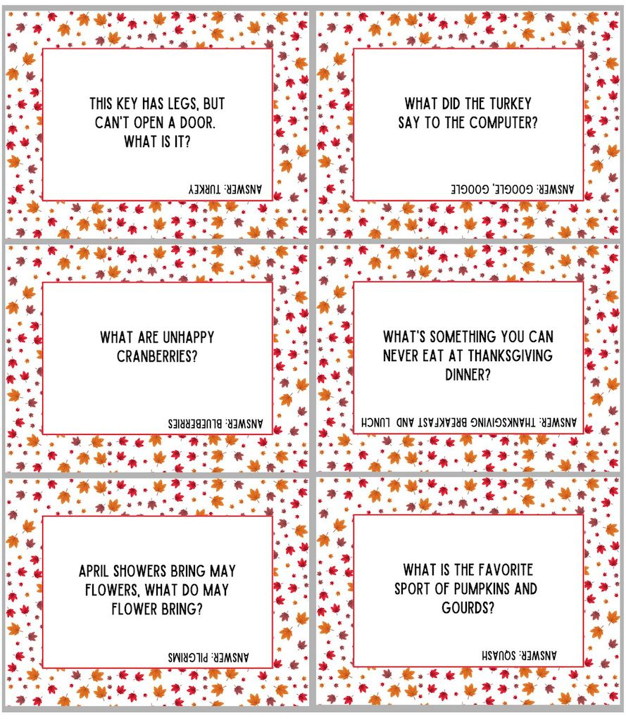 Fun Thanksgiving Riddle Me This Free Printable - Originalmom pertaining to Thanksgiving Riddle Me This Printable