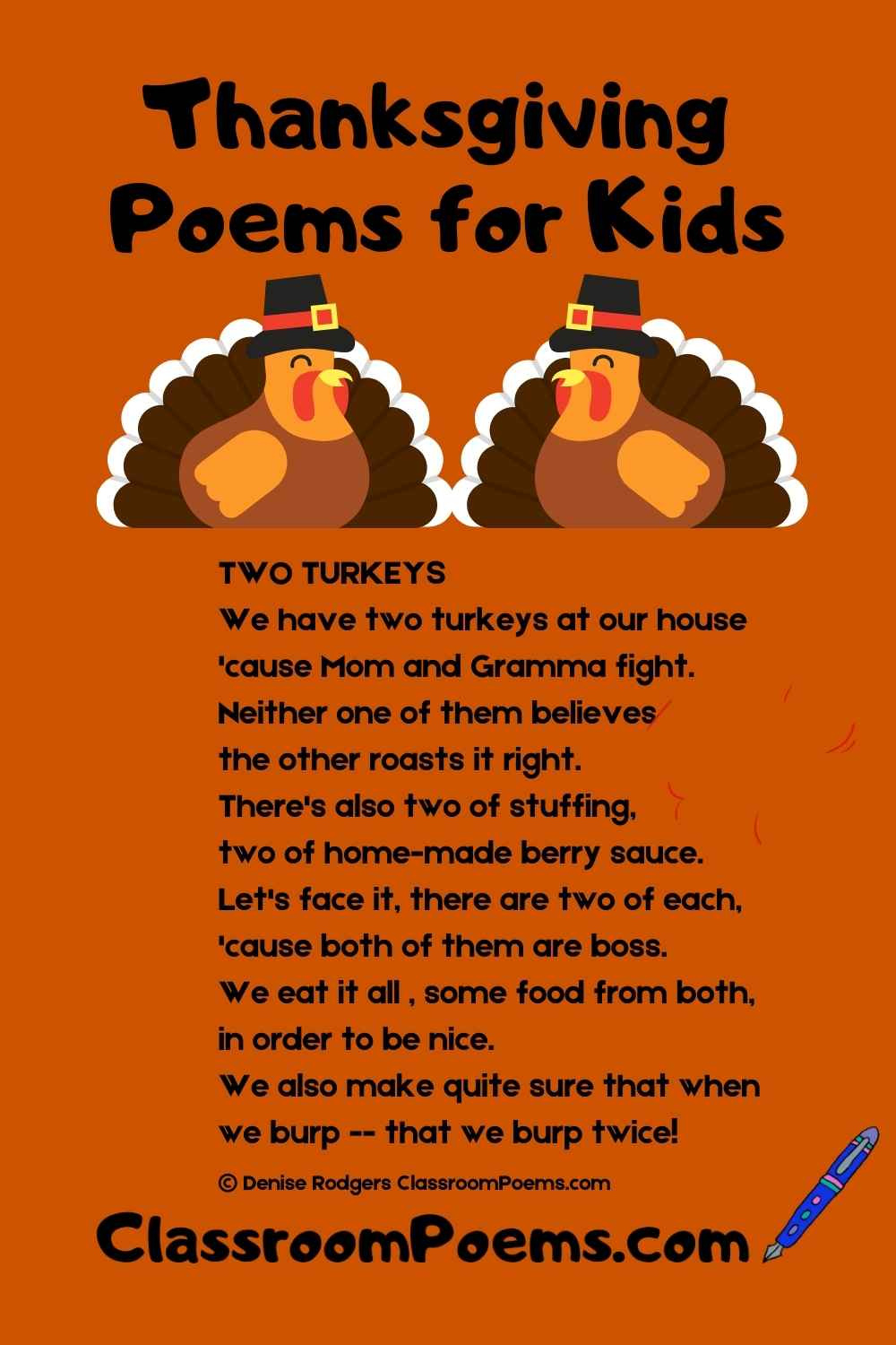 Funny Thanksgiving Poems intended for Thanksgiving Couplet Poem