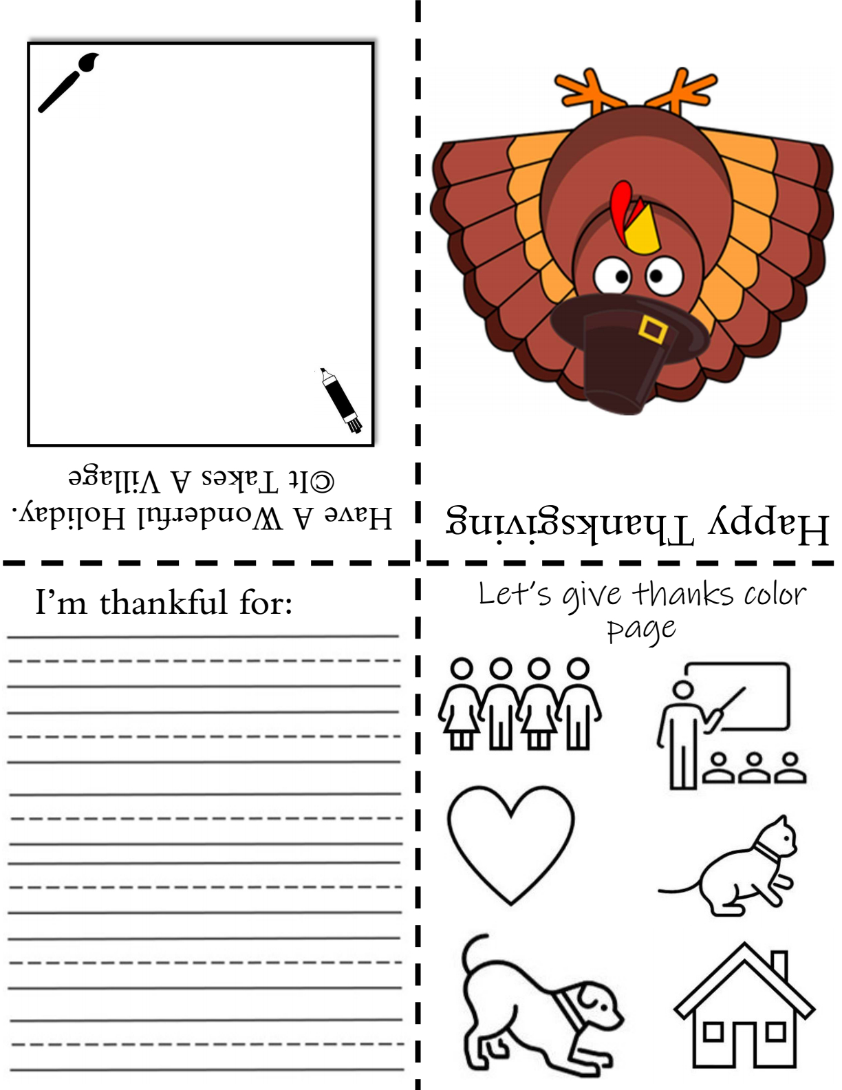 Happy Thanksgiving Images | Madeteachers - Worksheets Library inside Printable Spanish Thanksgiving Worksheets