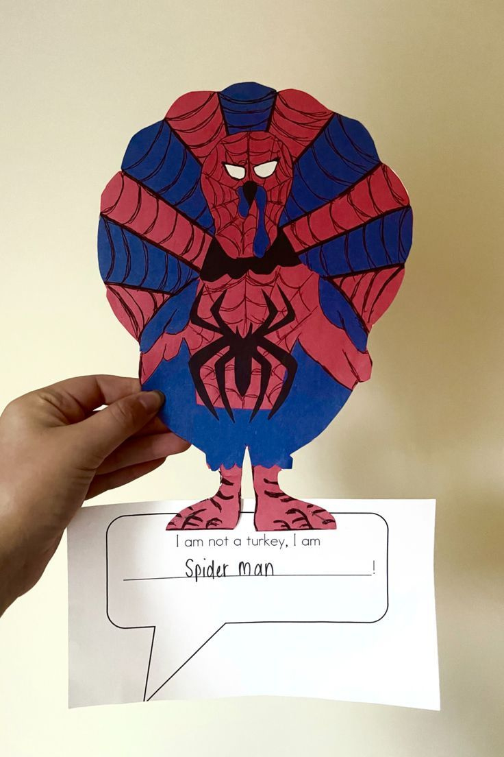 I Am Not A Turkey, I Am Spider Man within Turkey in Disguise Project Spiderman