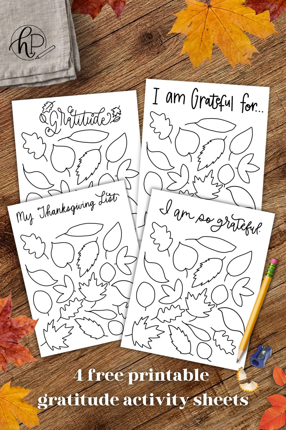 I Am Thankful For… 4 Free Printable Gratitude Activity Sheets with regard to I Am Thankful For Free Printable Sheets For Preschoolers