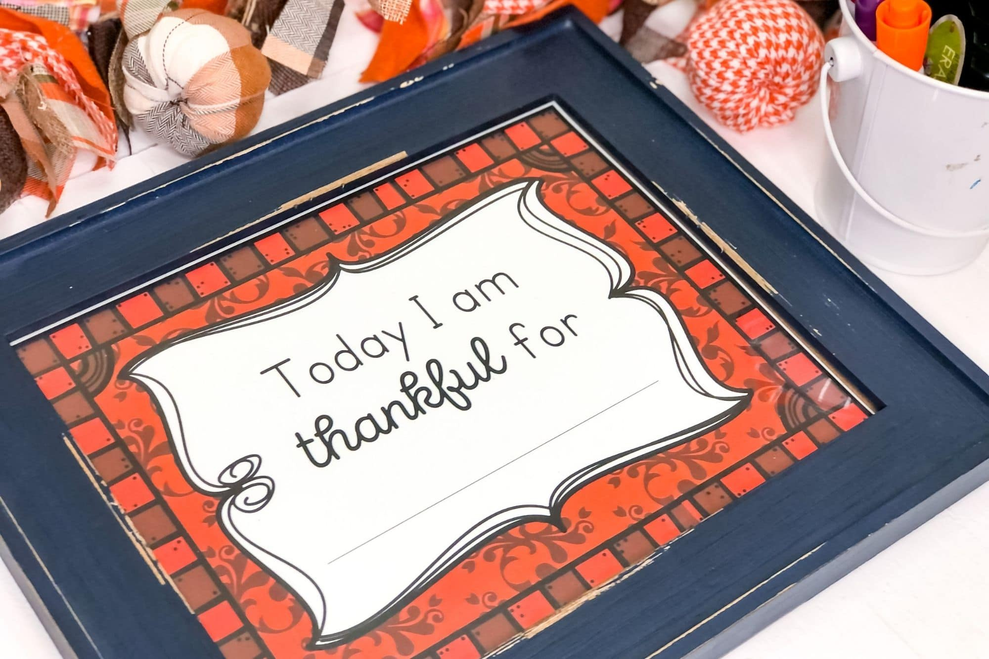 I Am Thankful For Printable - Beyond The Playroom for I am Thankful For Picture Frame Printable