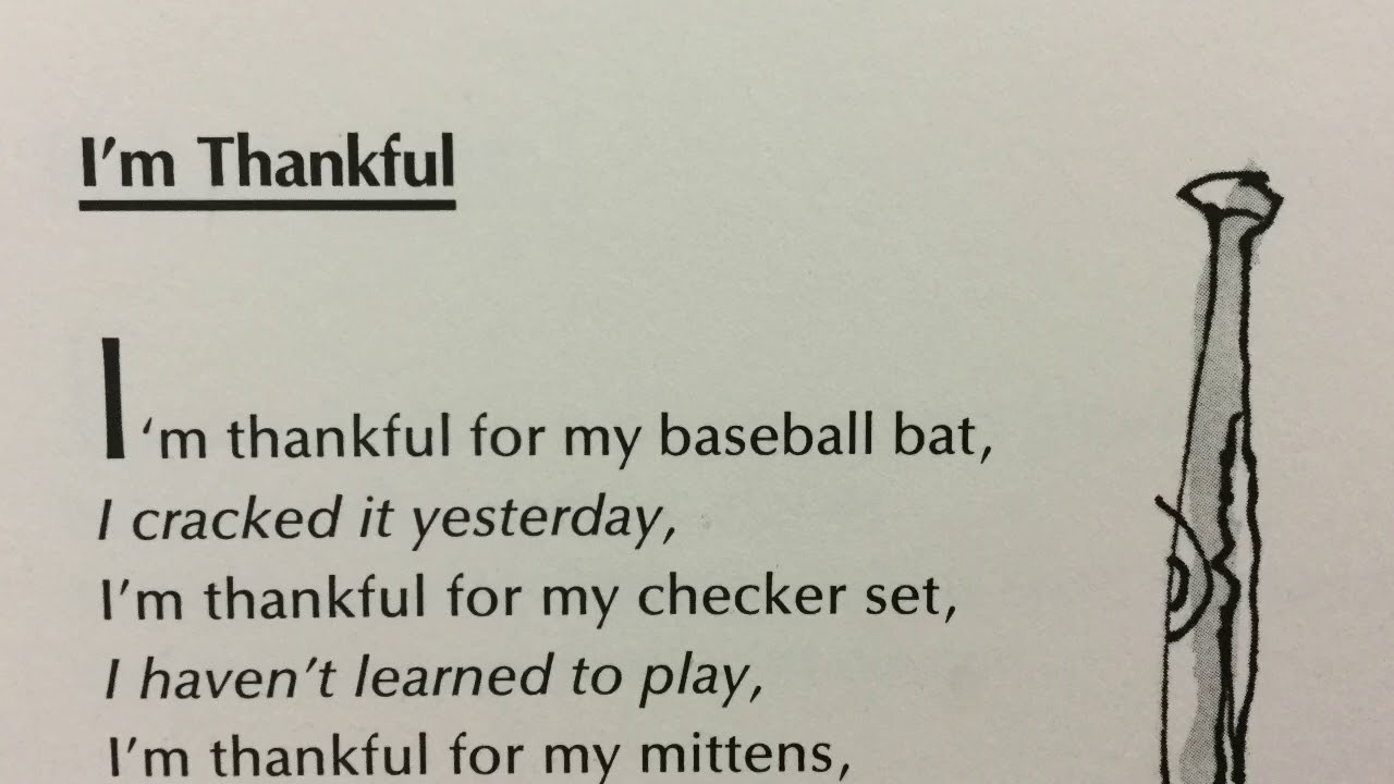 I’m Thankfuljack Prelutsky within The First Thanksgiving Poem By Jack Prelutsky