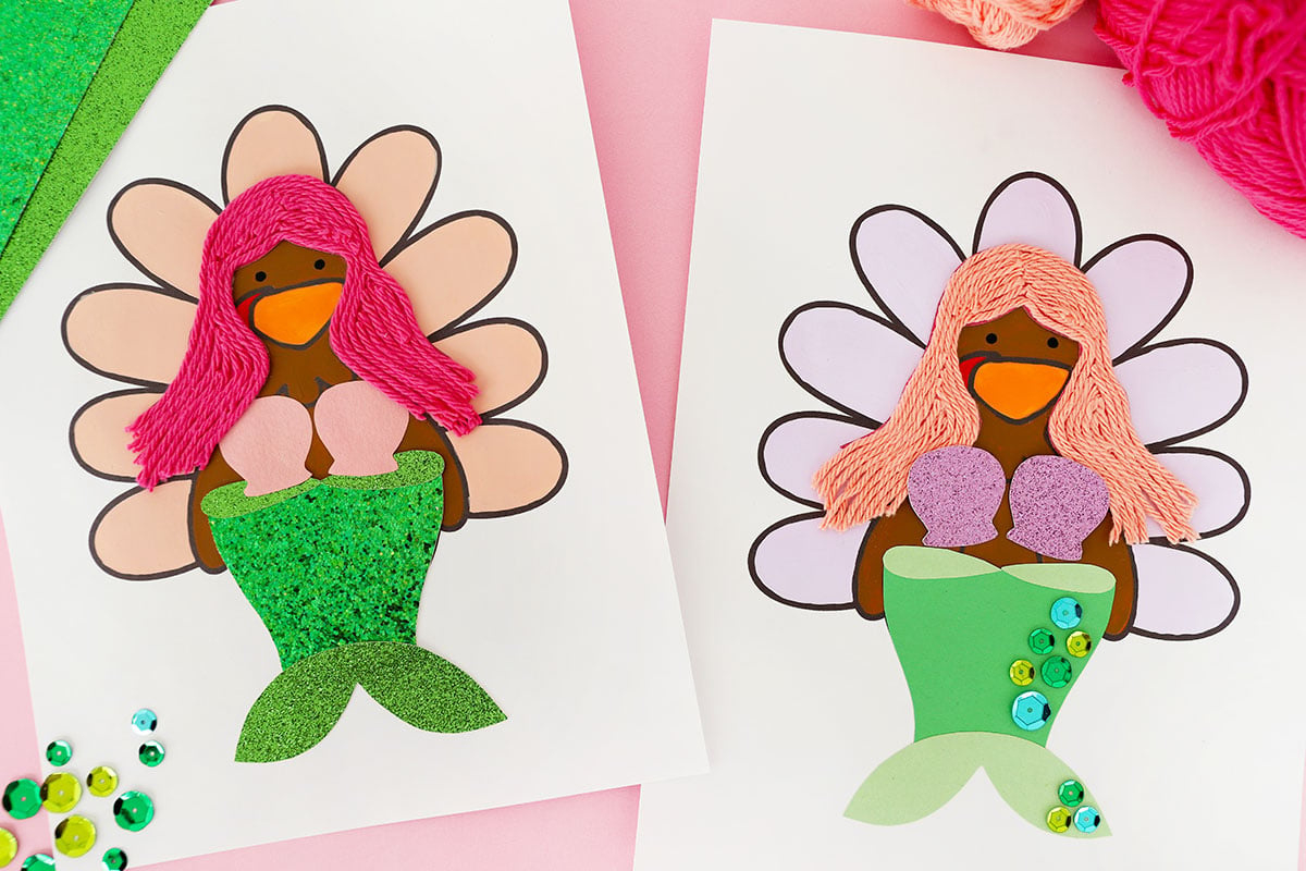 Mermaid Turkey Disguise (Free Template) - The Best Ideas For Kids within Turkey in Disguise Project Mermaid