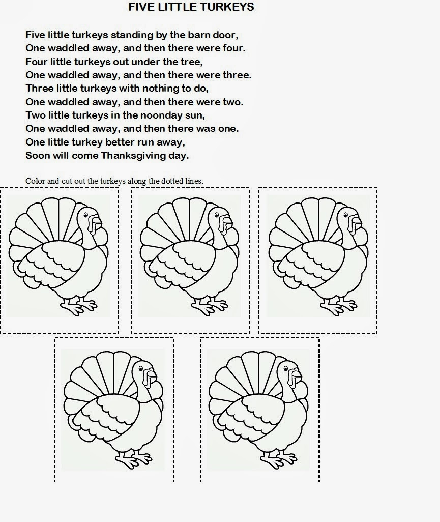 Misadventures Of A Ya Librarian: Five Little Turkeys Felt Board within 5 Little Turkeys Printable