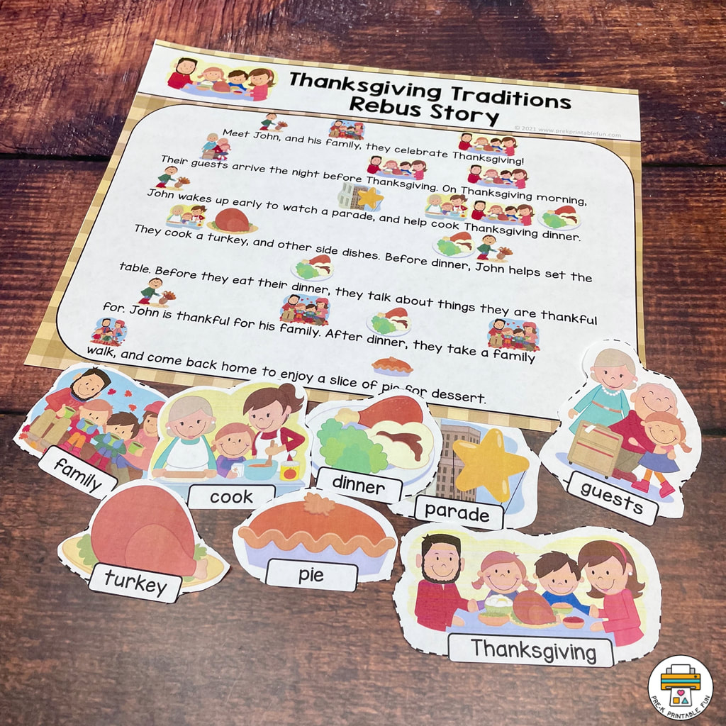 My Thanksgiving Sequencing Story Set - Pre-K Printable Fun inside Thanksgiving Story For Preschoolers Printable