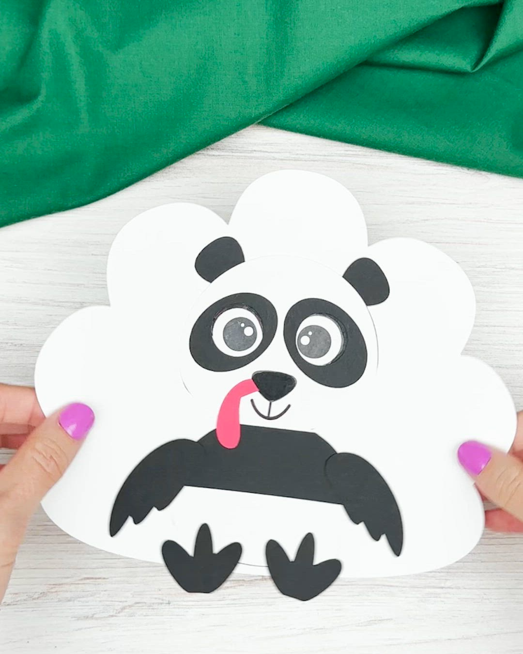 Panda Turkey Disguise Craft For Kids in Turkey in Disguise Panda