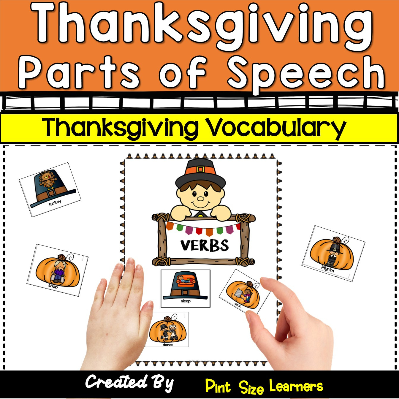 Parts Of Speech | Thanksgiving Themed Word Work Center And throughout Thanksgiving Parts Of Speech Worksheets