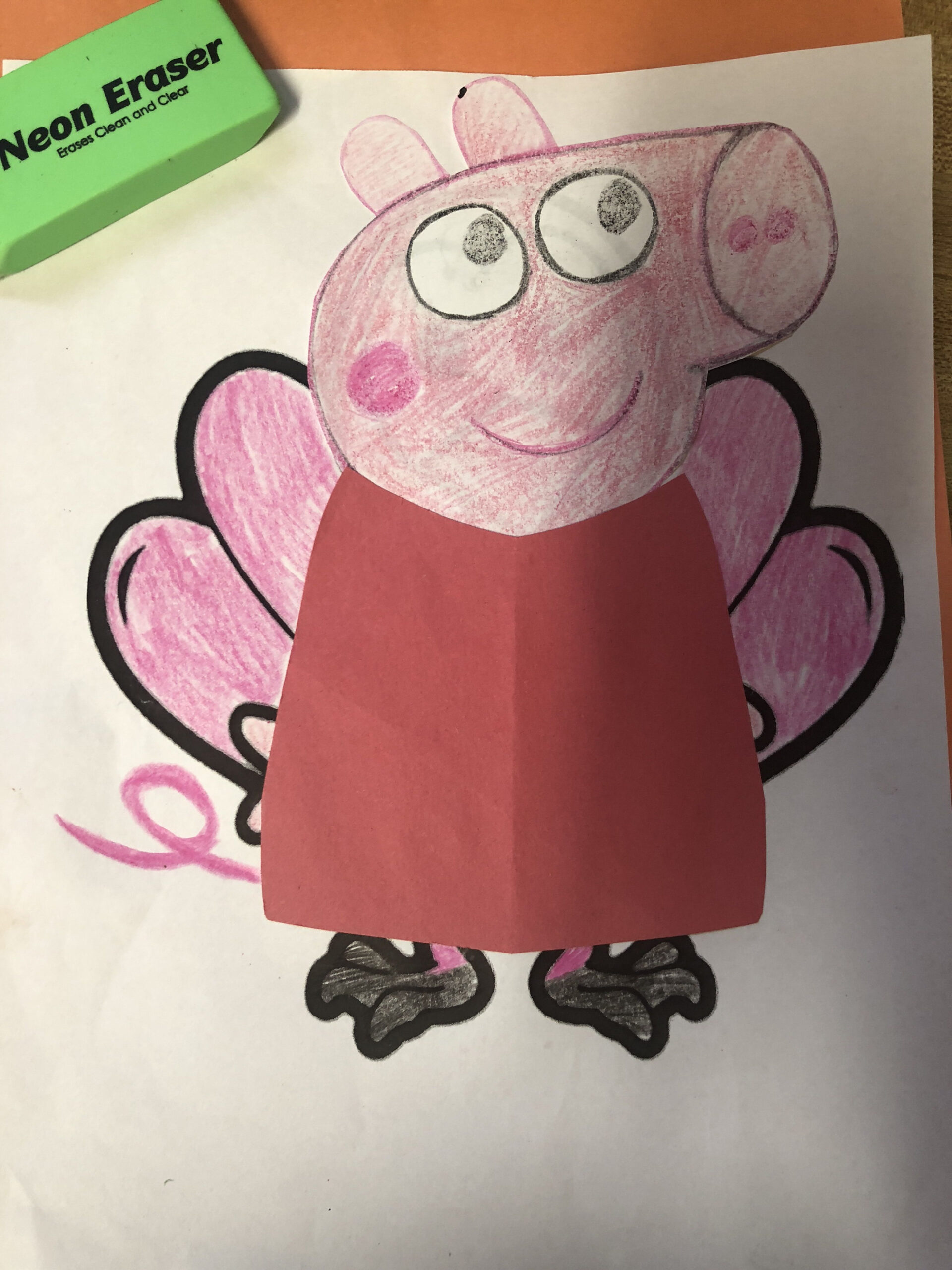Peppa Pig Disguise The Turkey with Turkey in Disguise Pig