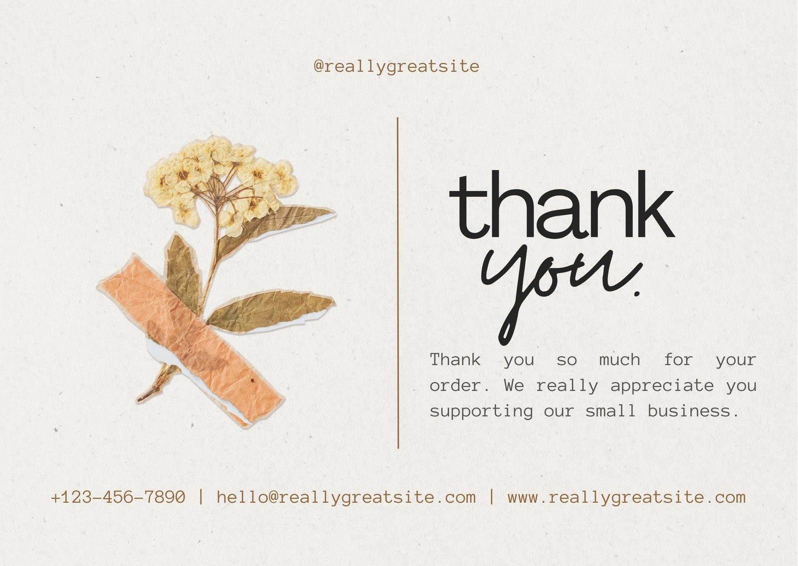 Printable, Customizable Thank You Card Templates | Canva with regard to I am Thankful For You Business Card Printable