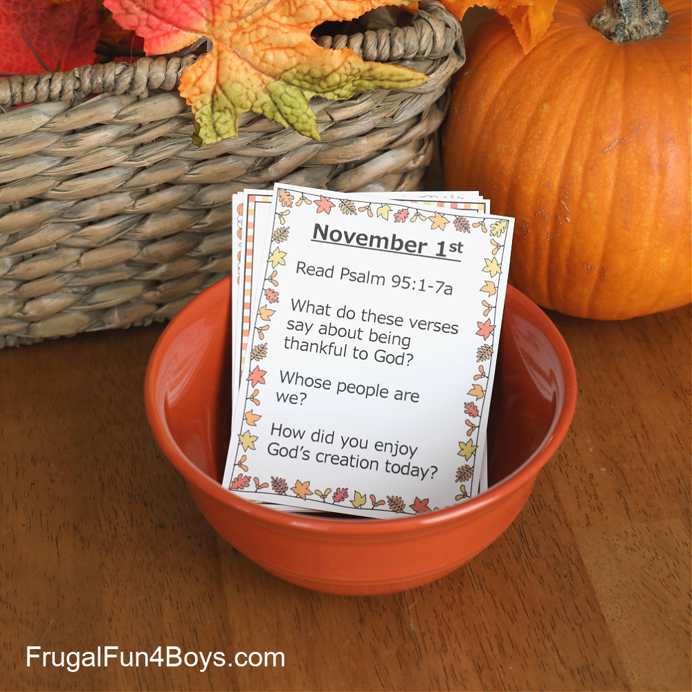 Printable Family Gratitude Devotions - Frugal Fun For Boys And Girls inside Printable Thanksgiving Devotions