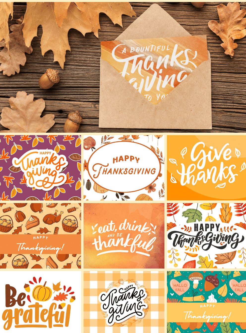 Printable Thanksgiving Cards | 30+ Free Printables! within Printable Thanksgiving Day Cards