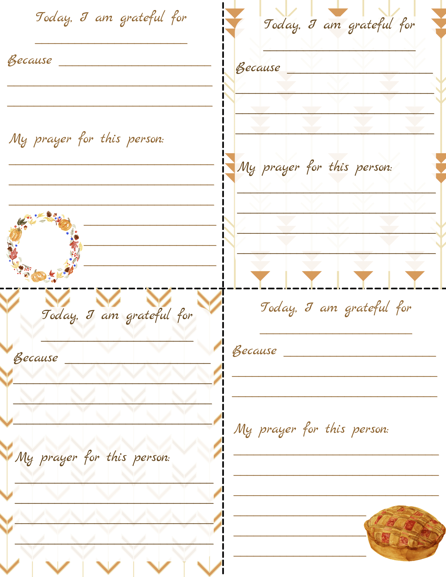 Printable Thanksgiving Cards - Easy Peasy Creative Ideas within Printable Thanksgiving Thankful List