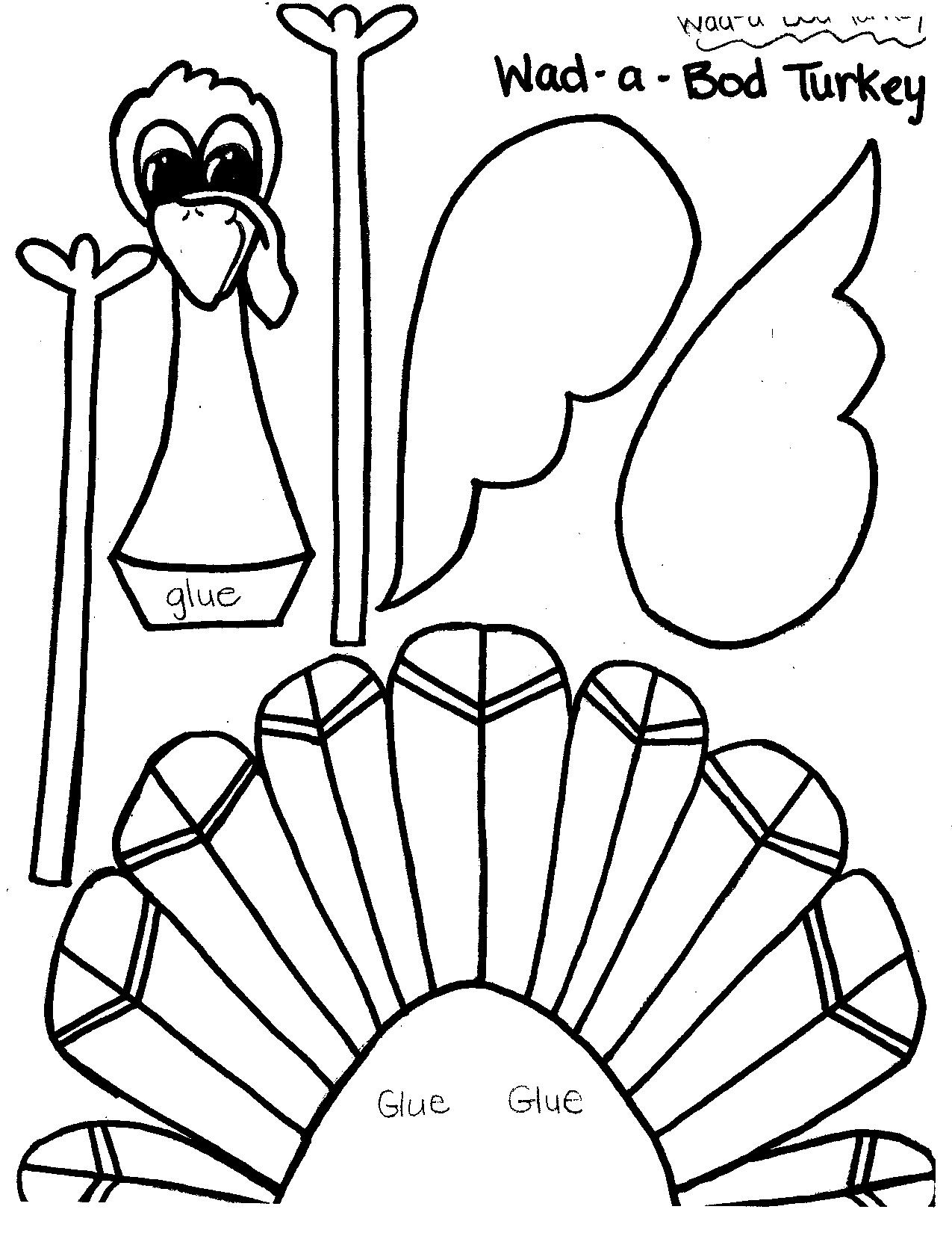 Printable Thanksgiving Crafts And Activities For Kids - Daddyday with regard to Thanksgiving Printable Cut Out Crafts