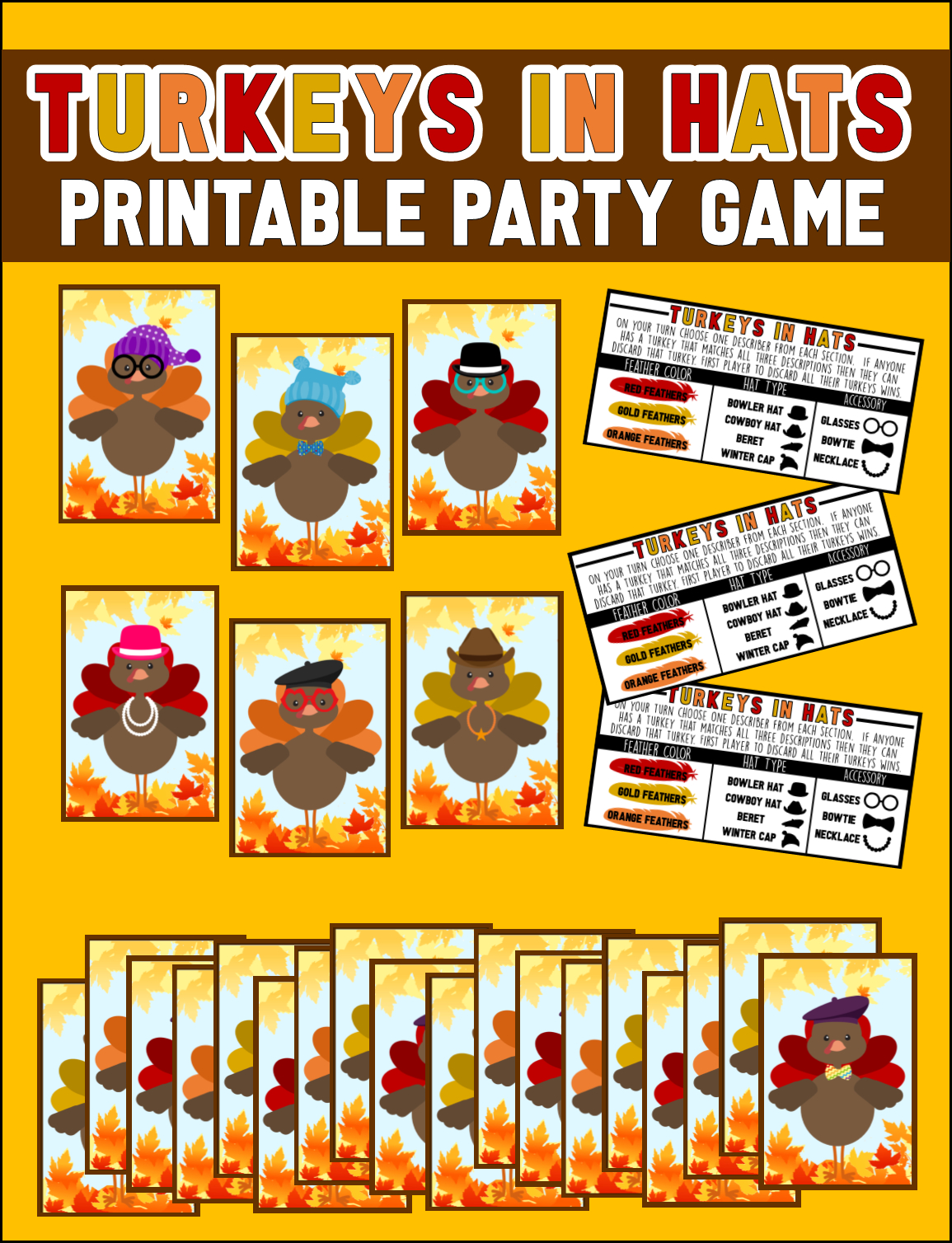 Printable Thanksgiving Games To Play With Your Family inside Thanksgiving Family Games Printable