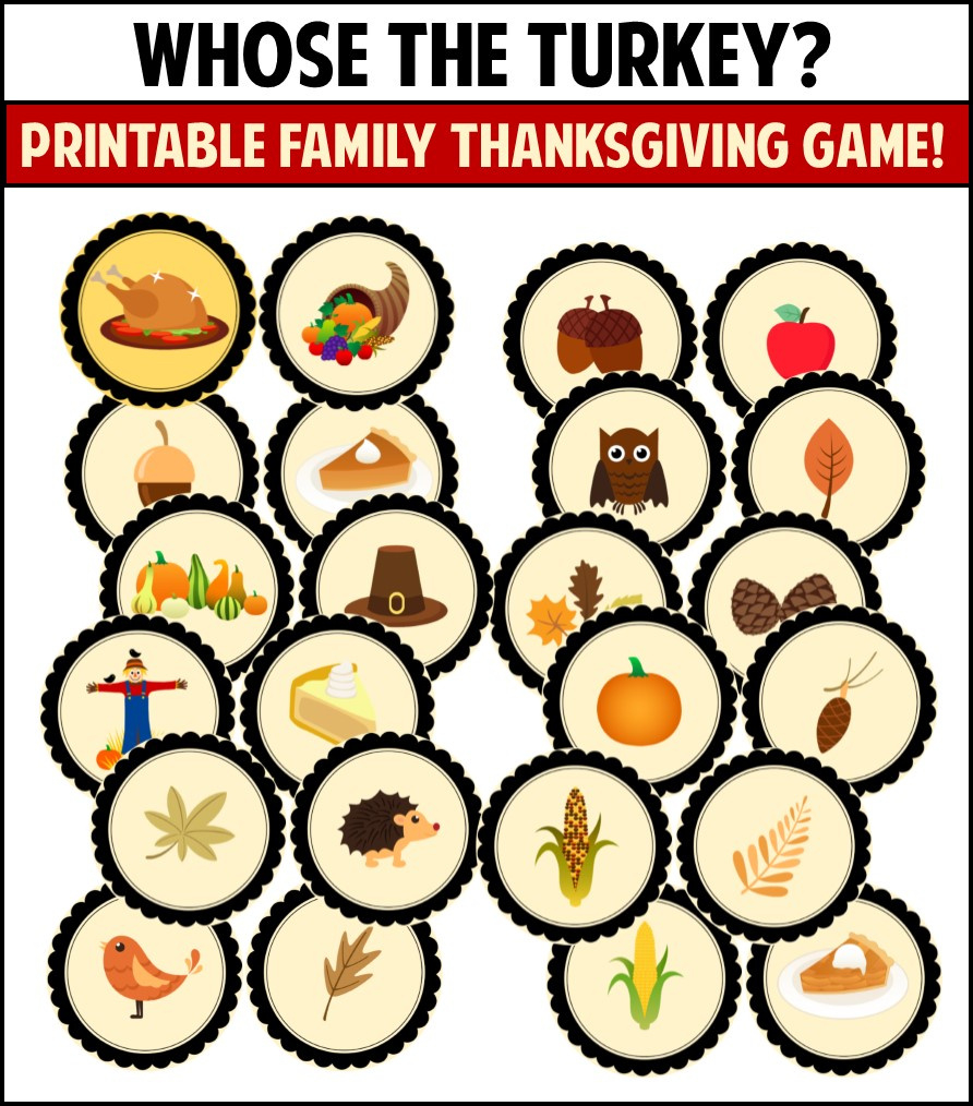 Printable Thanksgiving Games To Play With Your Family within Thanksgiving Family Games Free Printable