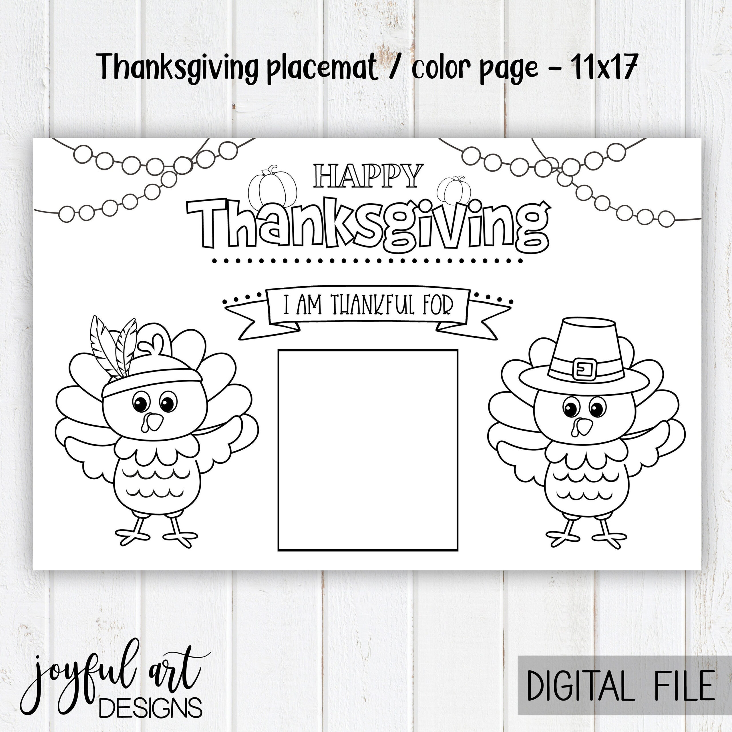 Printable Thanksgiving Placemat, Kid&amp;#039;S Thanksgiving Placemat for Printable Thanksgiving Placemats For Kids