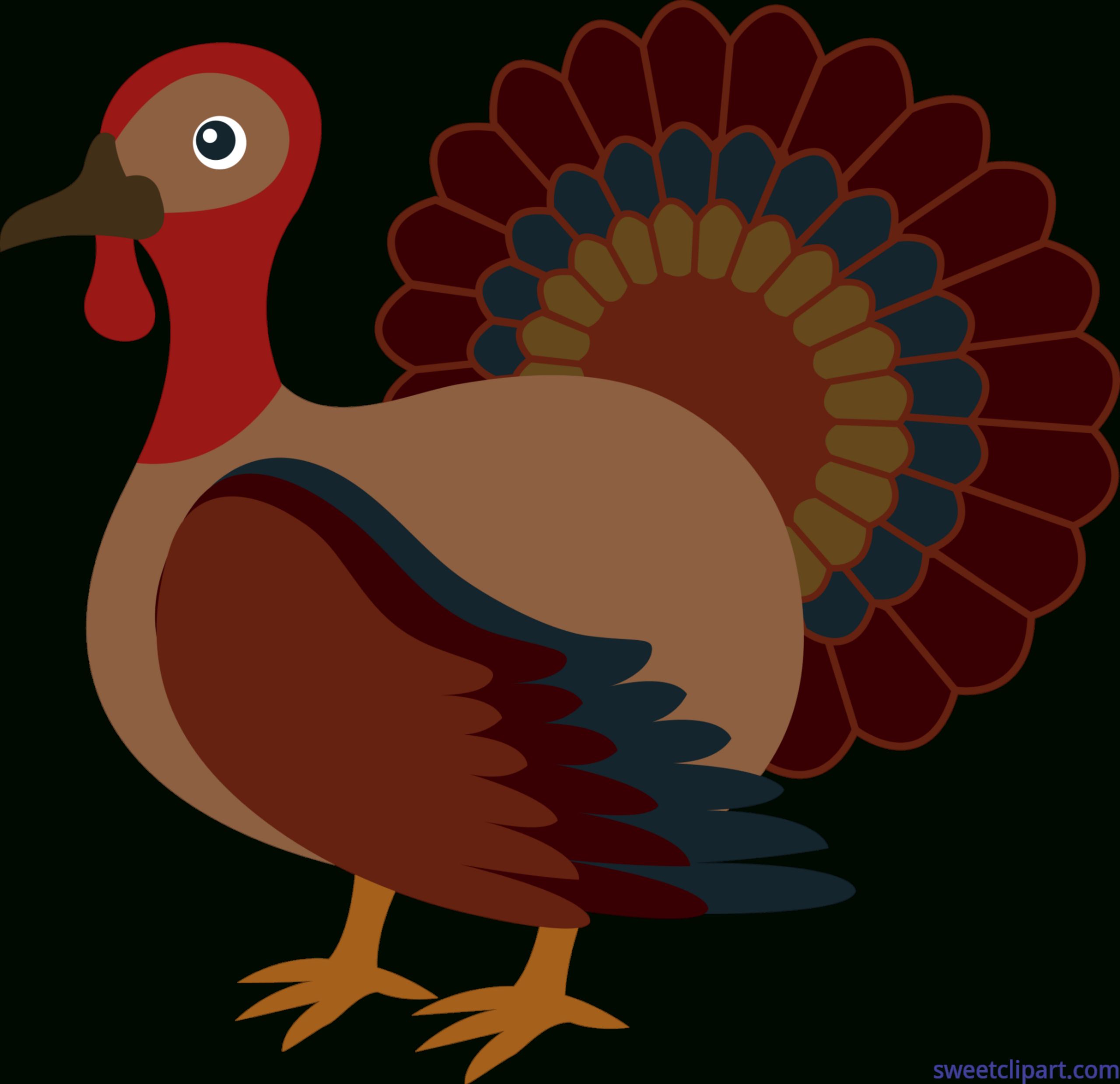 Sweet Clip Art - Cute Free Clip Art And Coloring Pages for Free Printable Turkey Clip Art